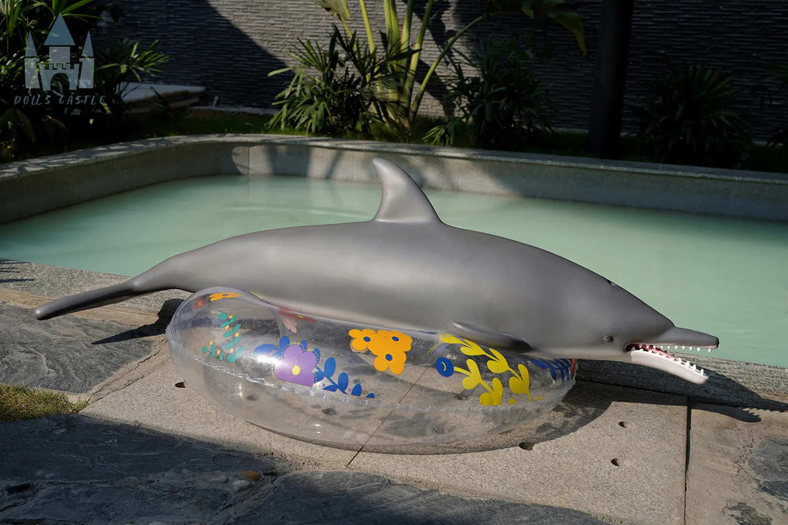 Patung Seks Silikon Dolphin 130cm (4 kaki 3 inci) dengan Reka Bentuk Realistik
